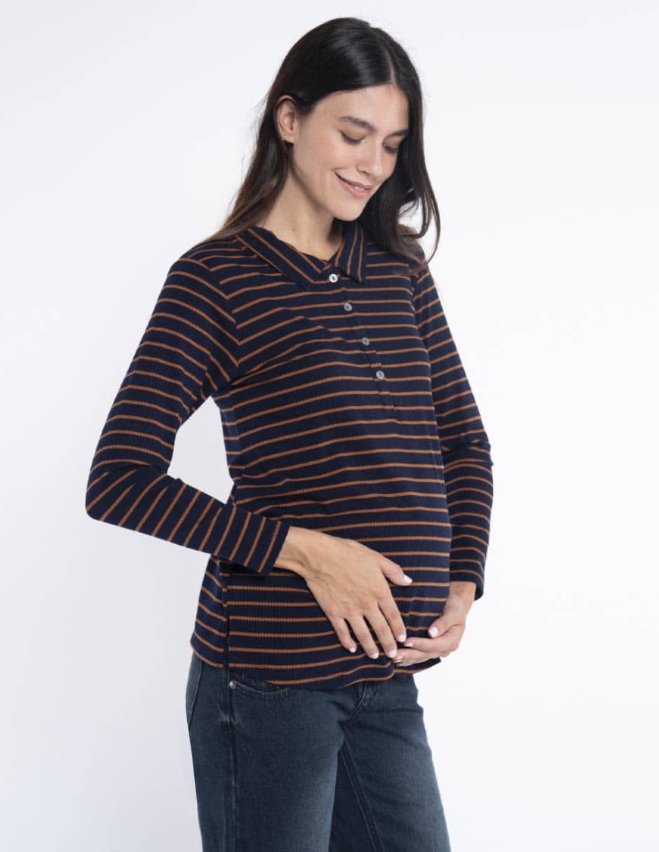 Blusa maternidad manga larga 3