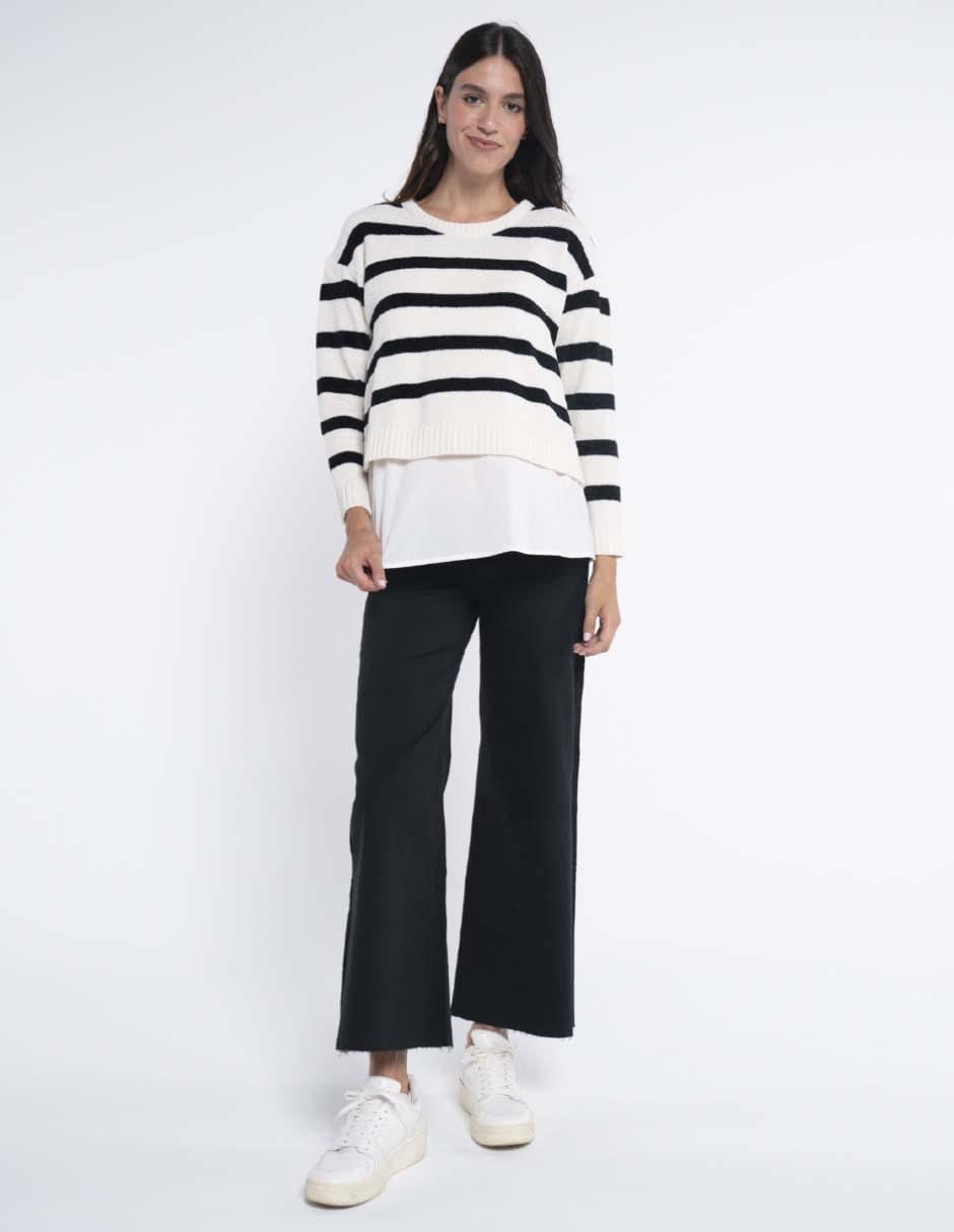 Jeans maternidad straight corte cintura alta Jeans maternidad straight corte cintura alta