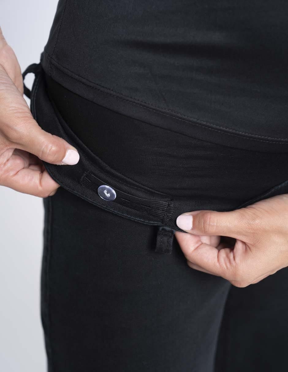 Jeans maternidad straight corte cintura alta 5