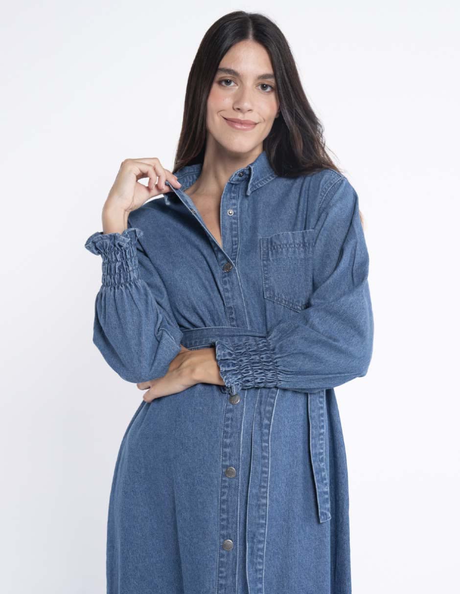 Vestido maternidad midi casual 2