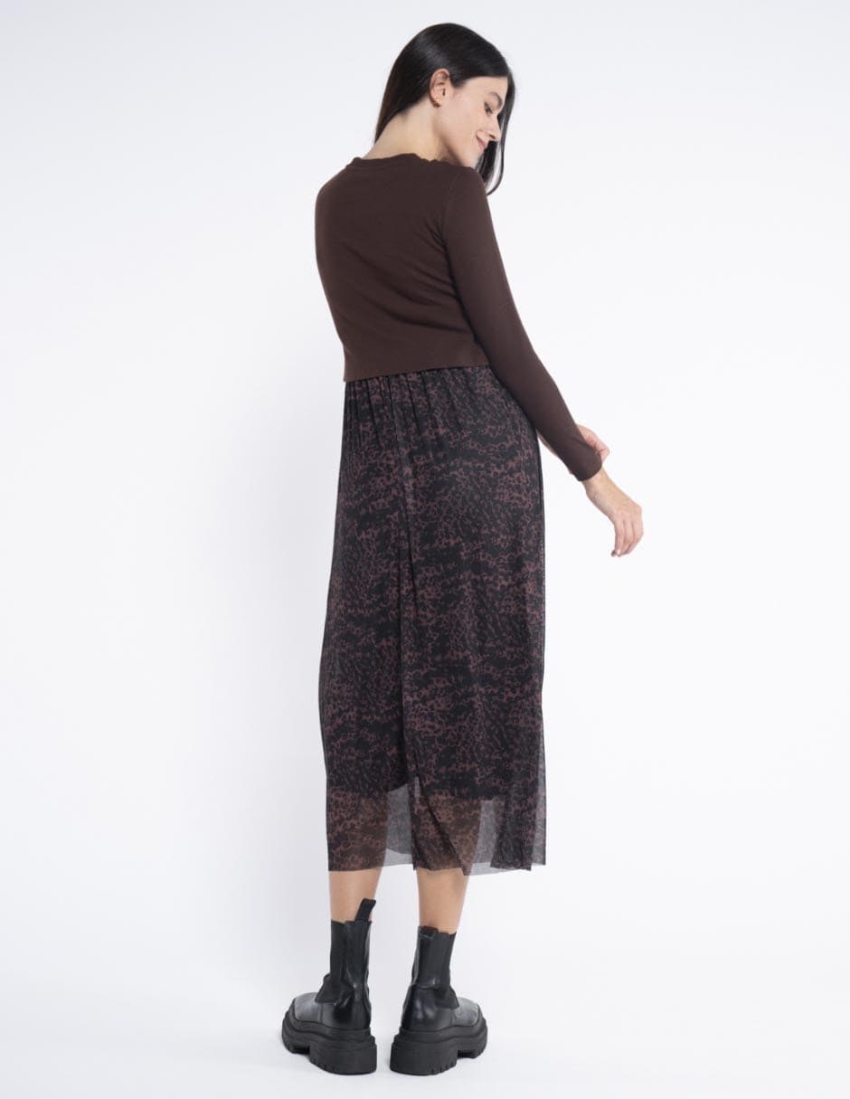Vestido maternidad midi casual 4
