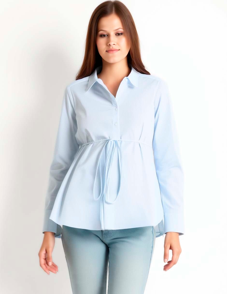 Blusa maternidad manga larga