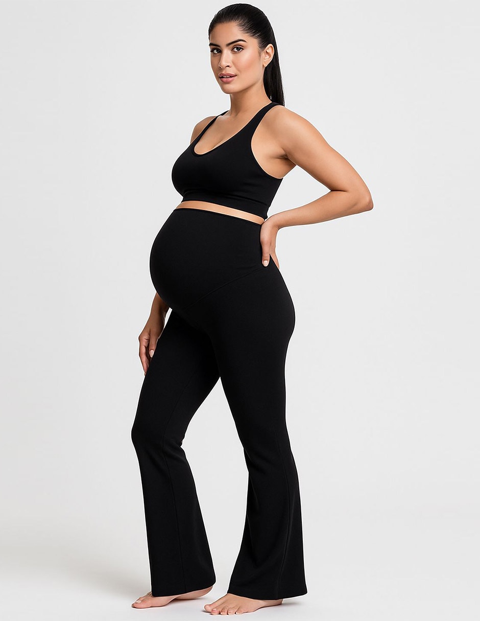 Legging de maternidad cintura alta con elástico 2
