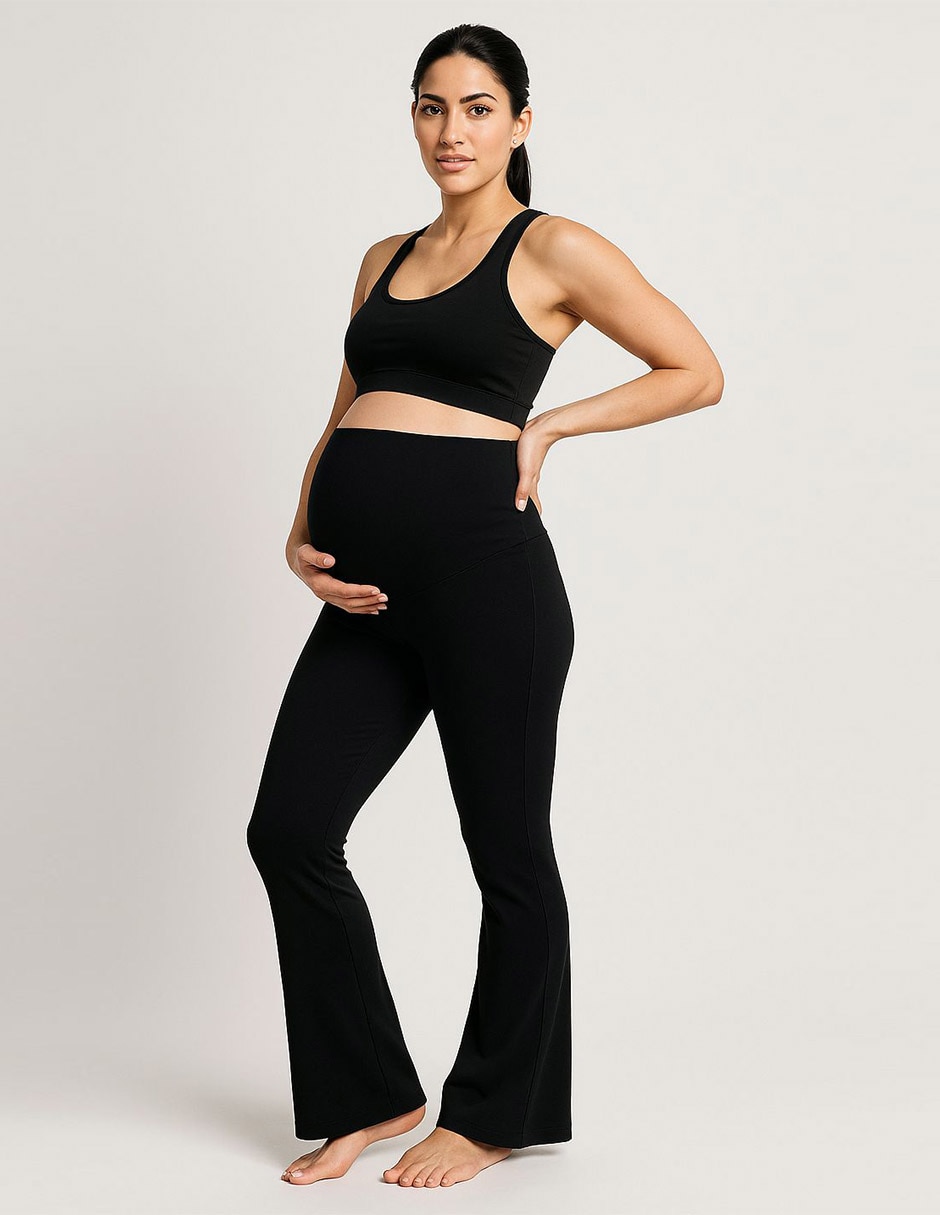 Legging de maternidad cintura alta con elástico 5