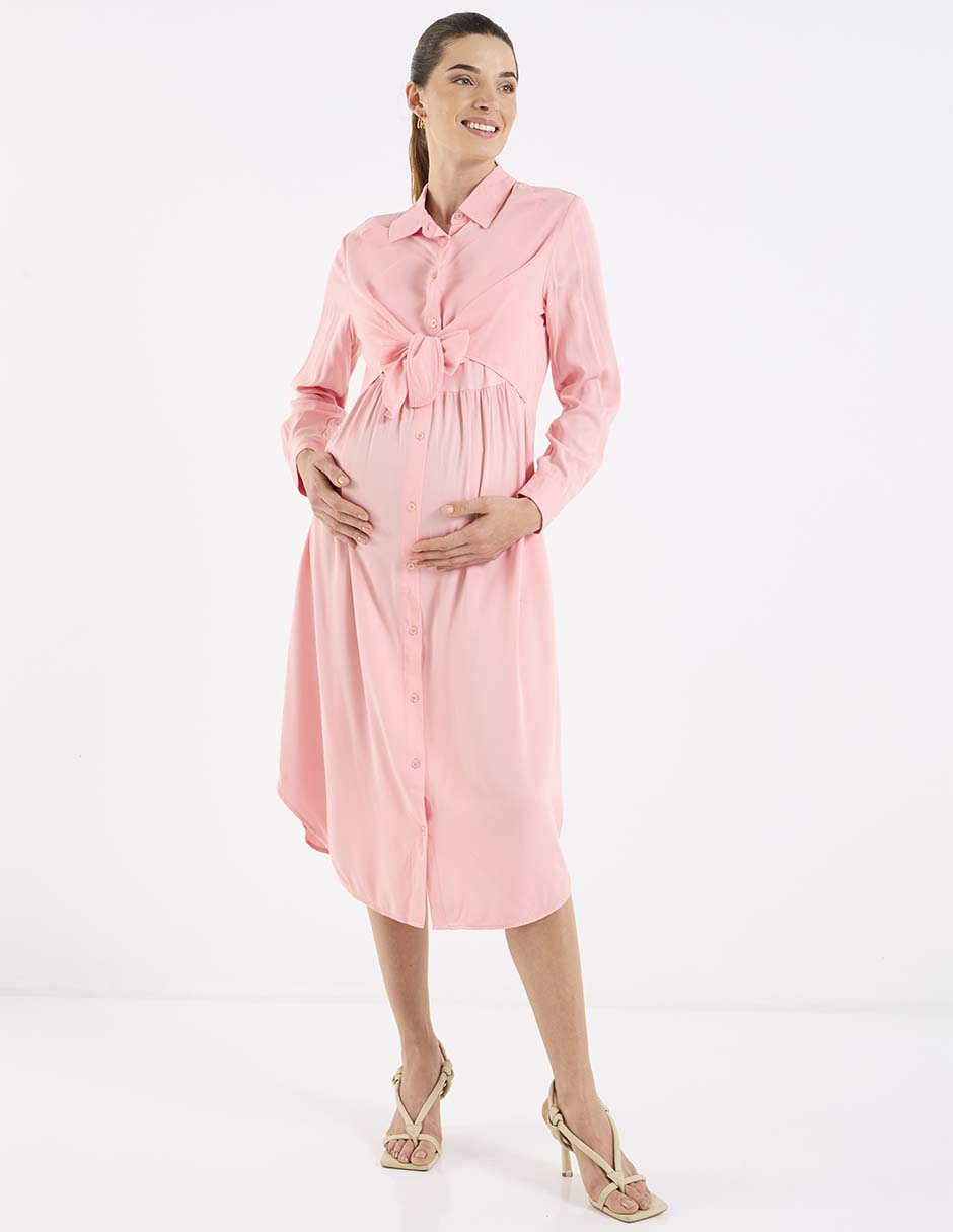 Vestido maternidad midi casual