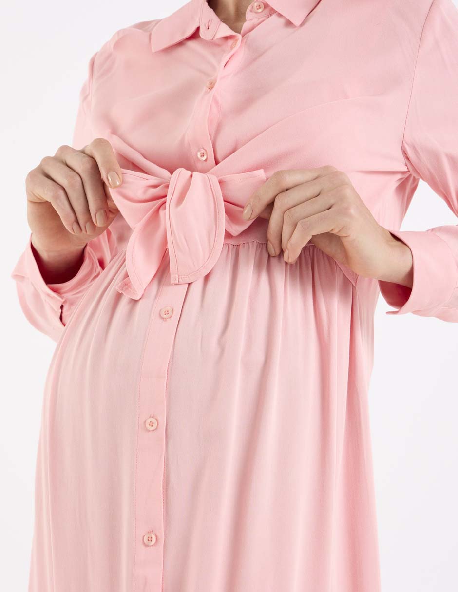 Vestido maternidad midi casual 4