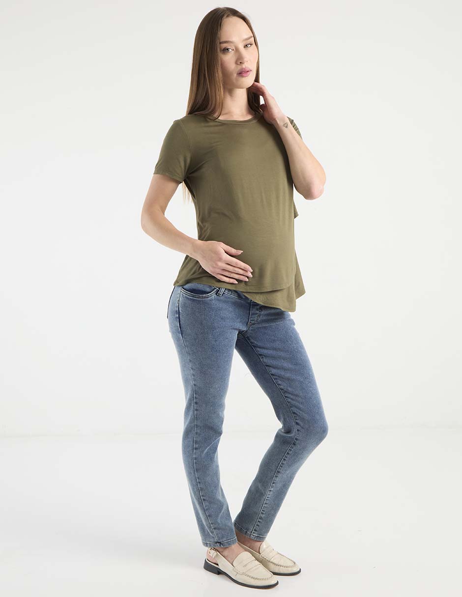 Blusa maternidad One To Nine manga corta