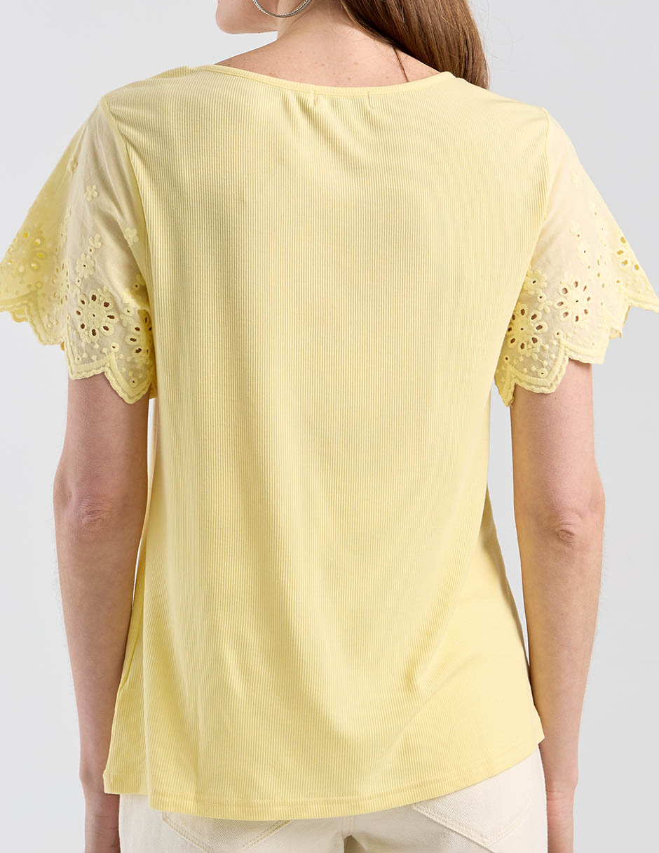 Blusa maternidad manga corta 5