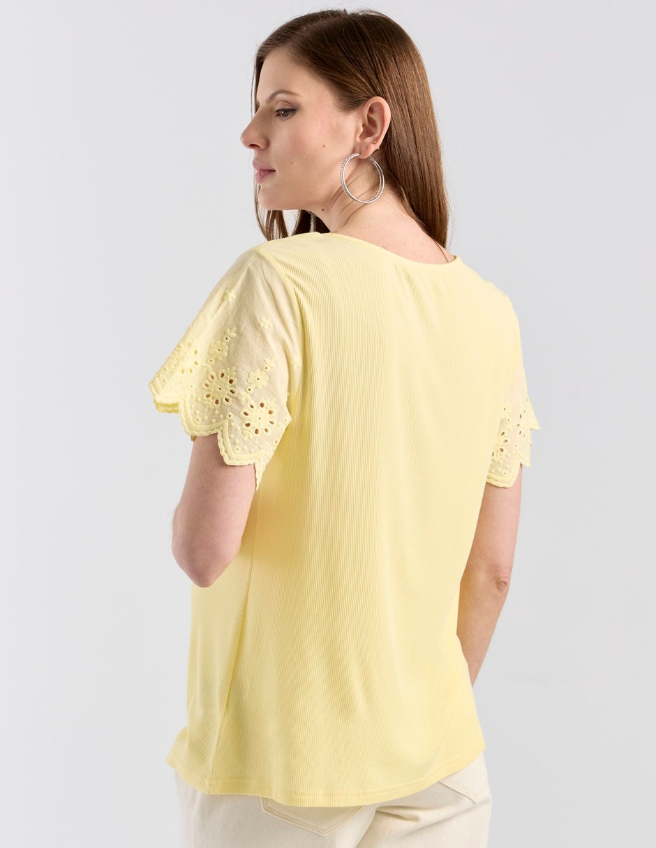 Blusa maternidad manga corta 6