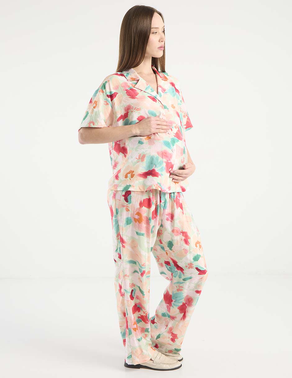 Blusa maternidad manga corta 3