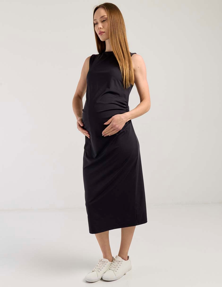 Vestido maternidad midi casual Vestido maternidad midi casual