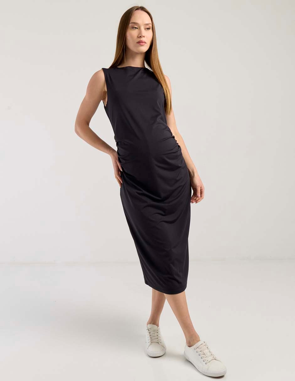 Vestido maternidad midi casual 3