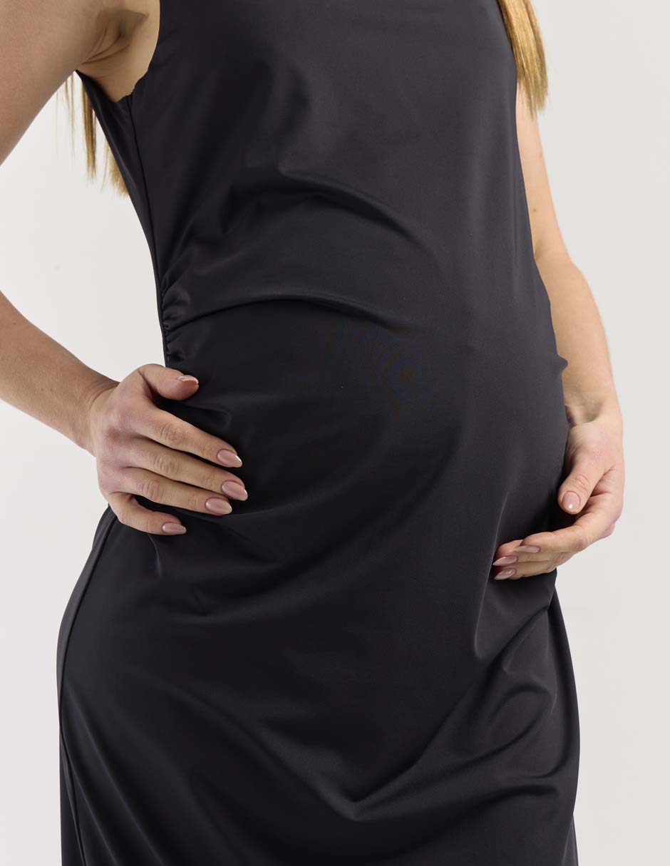 Vestido maternidad midi casual 4