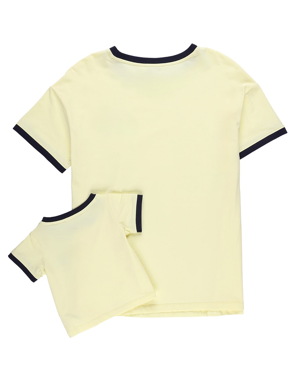 Playera maternidad manga corta cuello redondo 8
