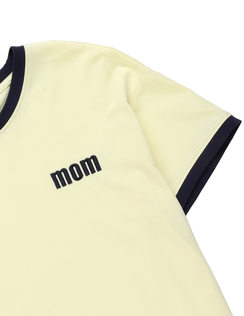 Playera maternidad manga corta cuello redondo 9