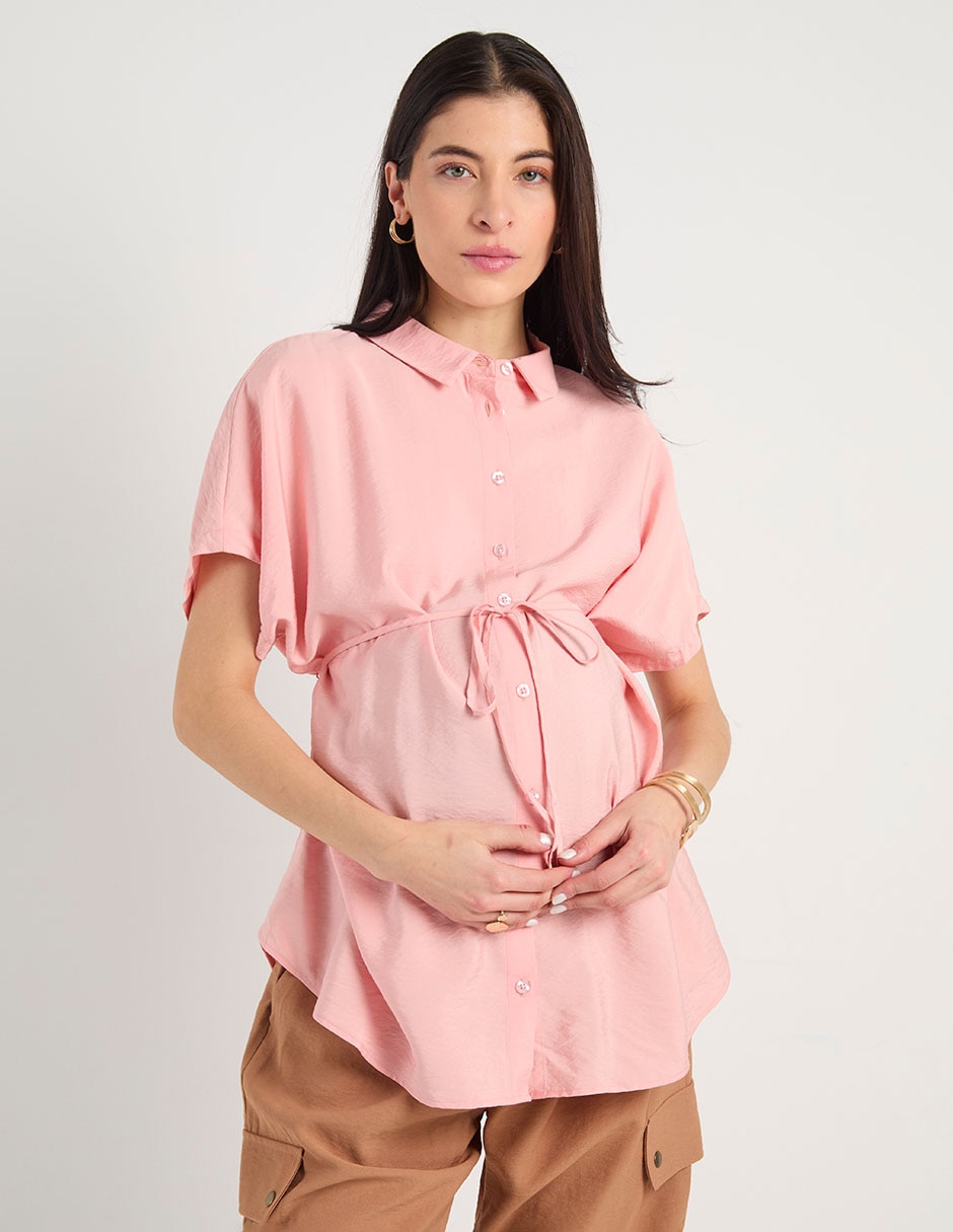 Blusa maternidad manga corta Blusa maternidad manga corta