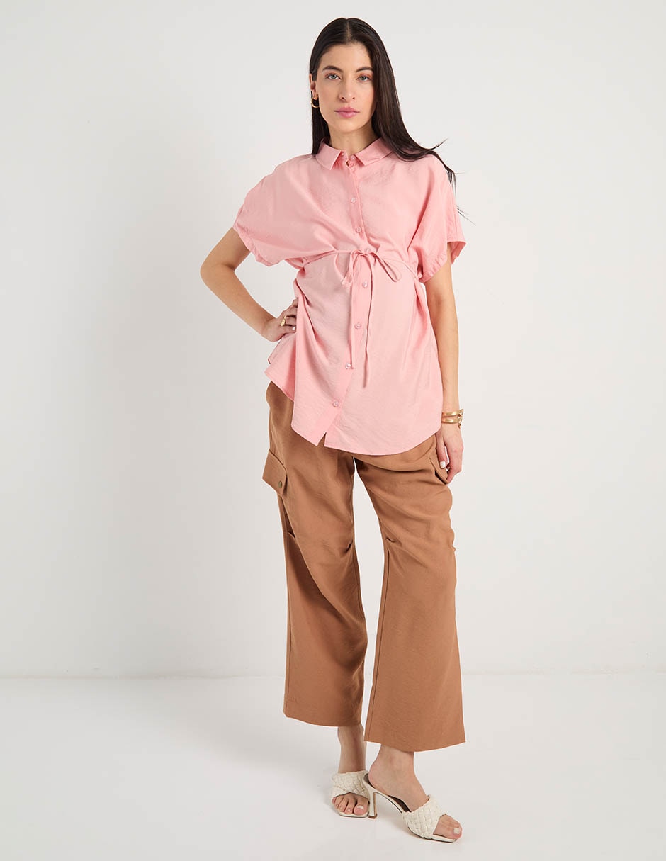 Blusa maternidad manga corta 3