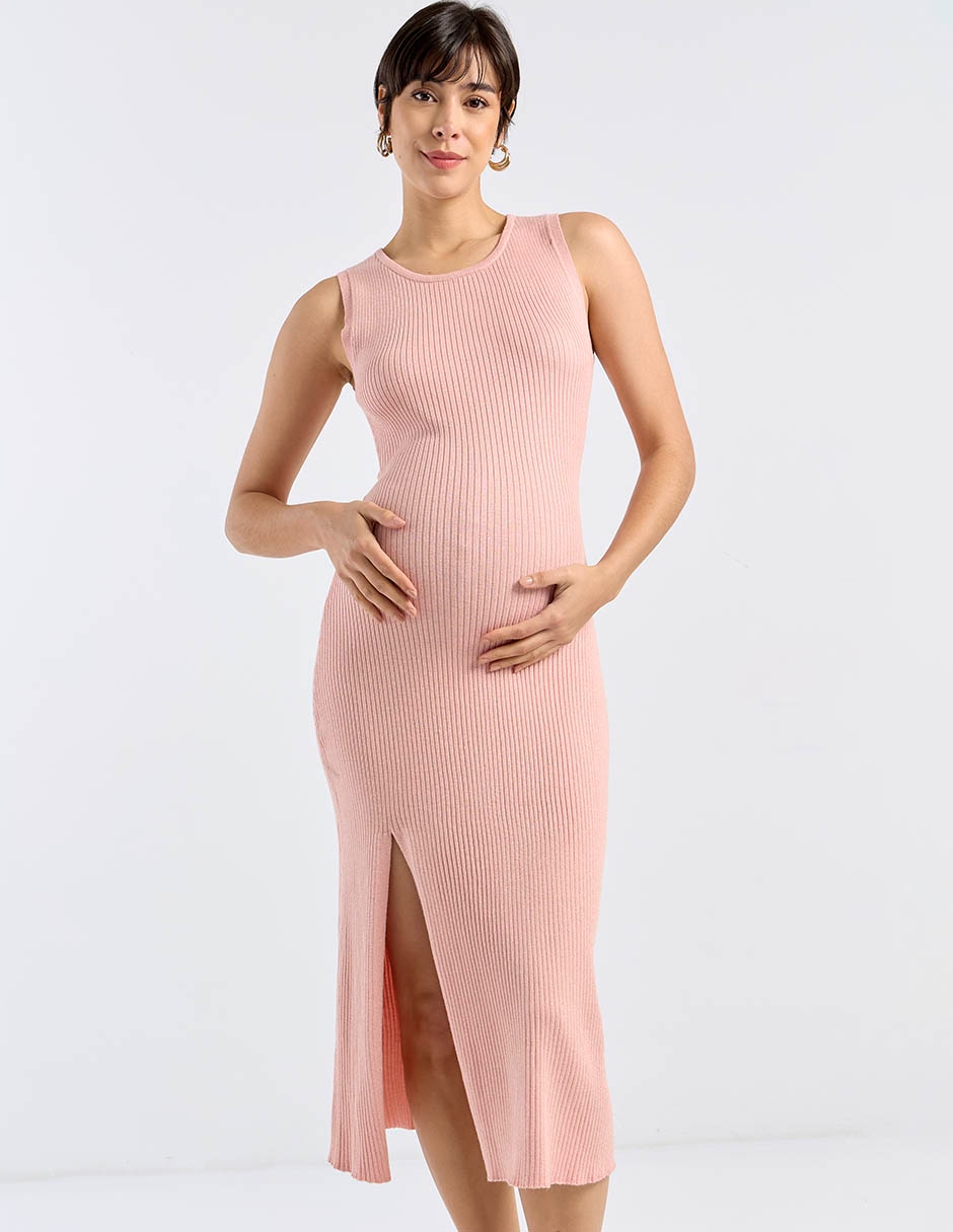 Vestido maternidad midi casual 2