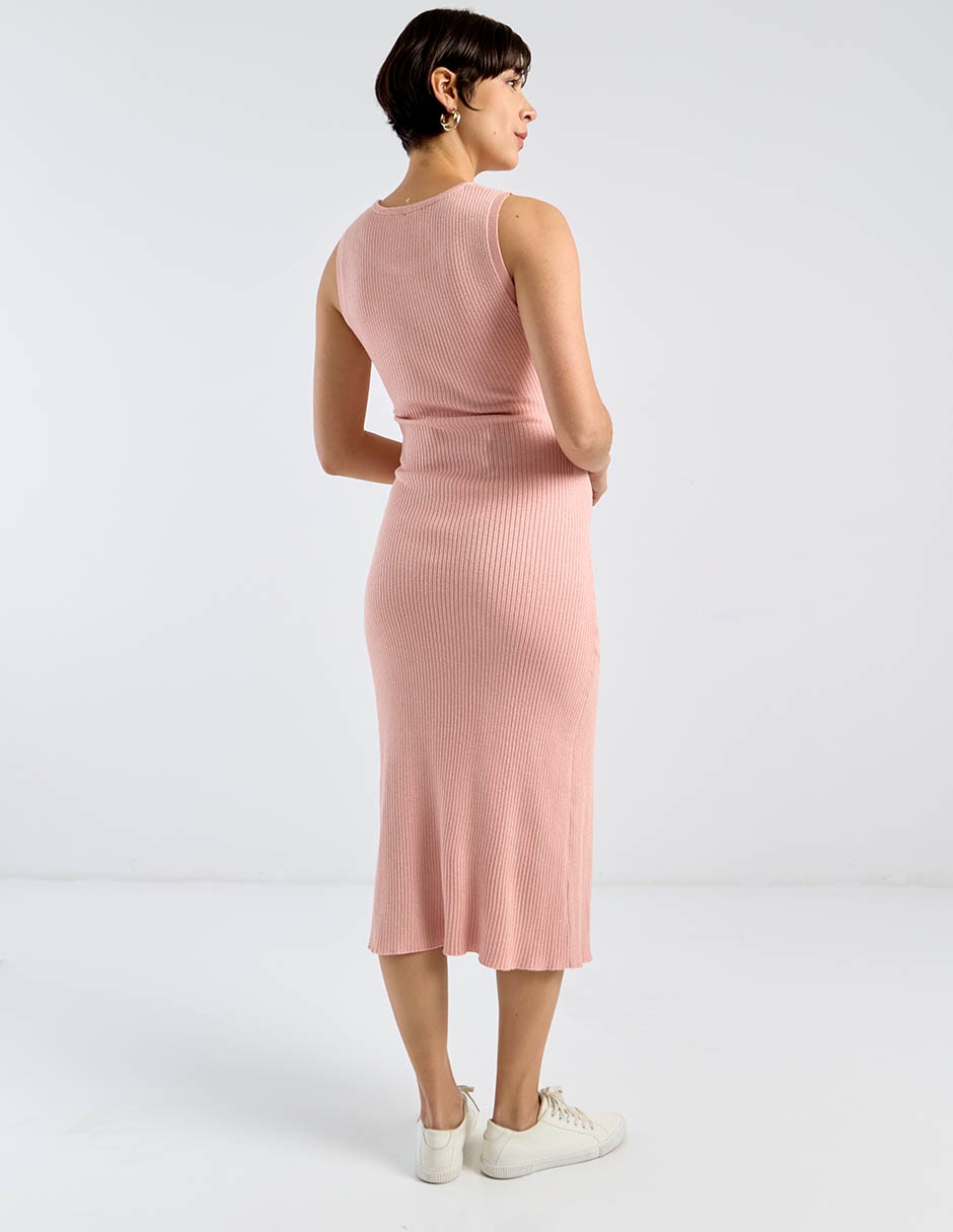 Vestido maternidad midi casual 6