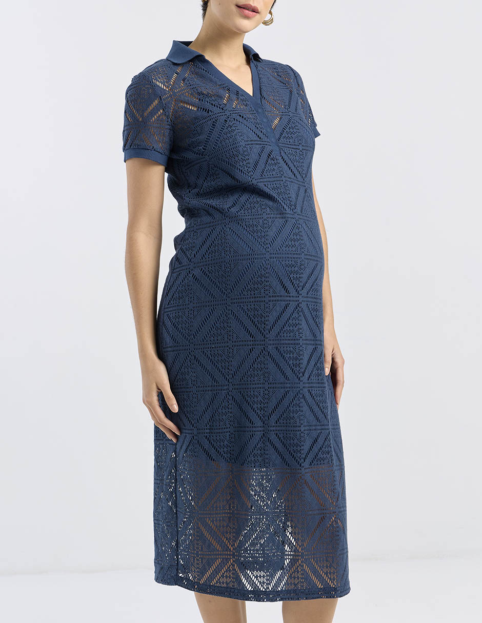 Vestido maternidad midi casual 2