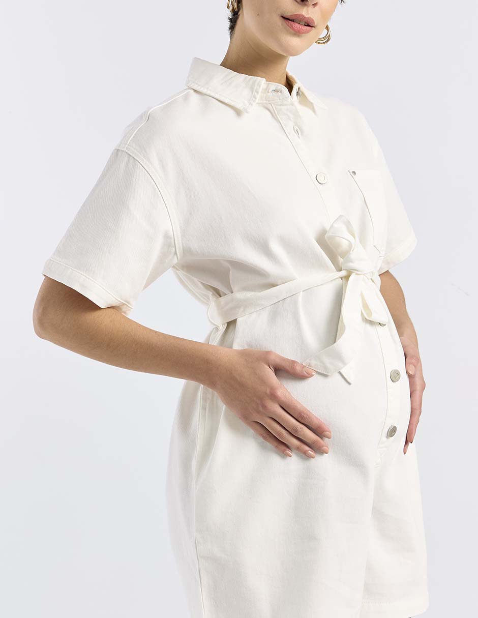 Romper maternidad de algodón casual 5