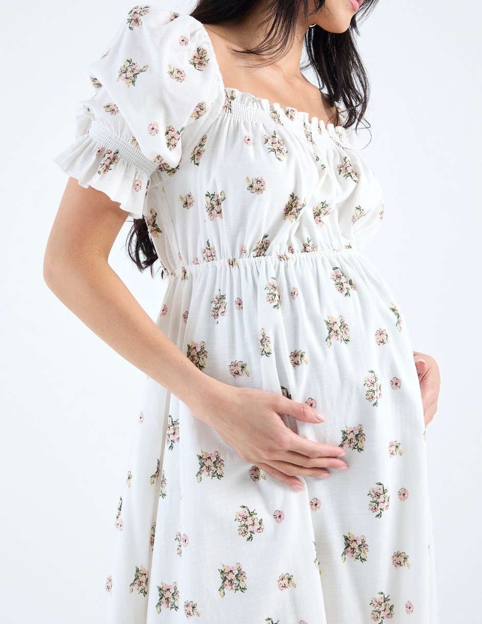 Vestido maternidad cropped casual 5
