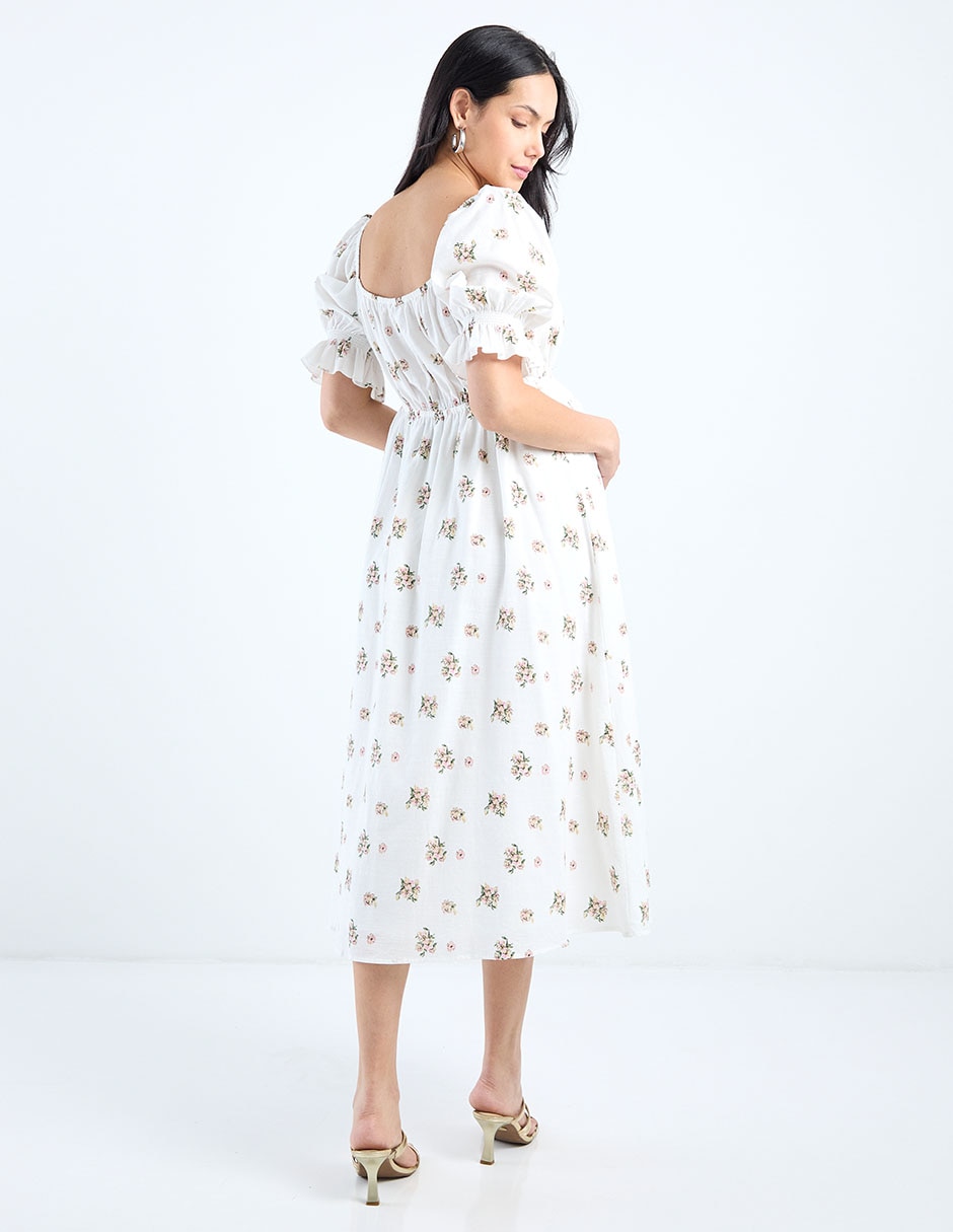 Vestido maternidad cropped casual 6
