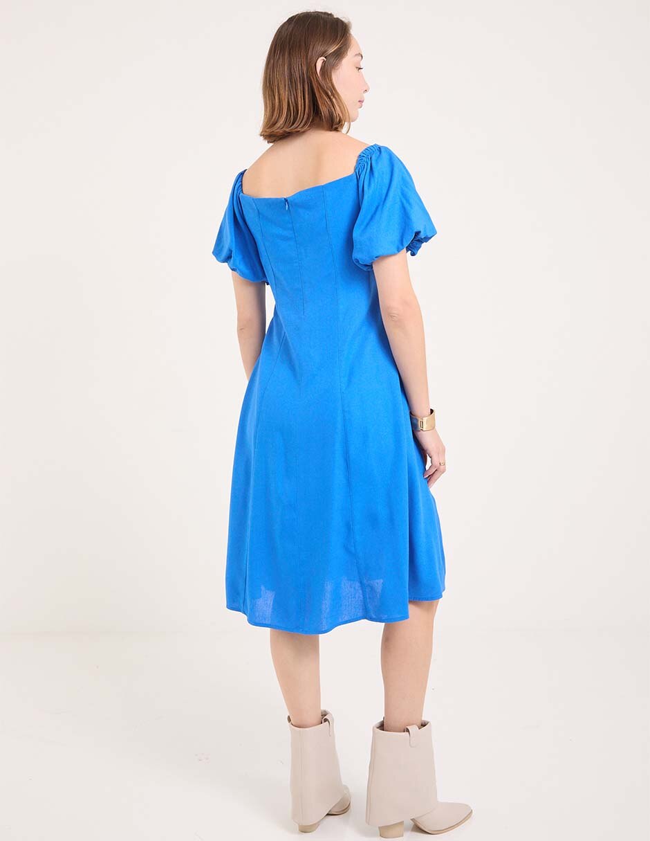 Vestido maternidad midi casual 2