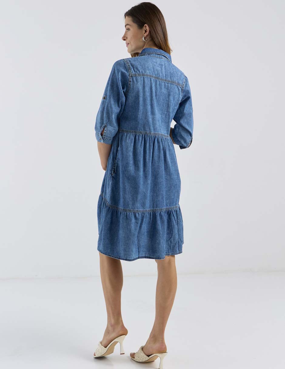 Vestido de maternidad 3/4 casual 2