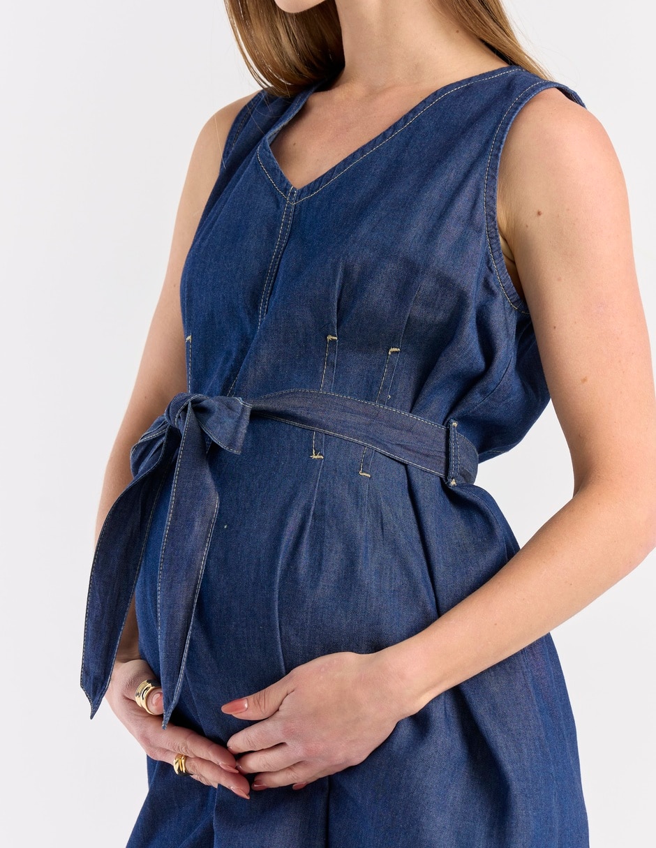Vestido maternidad arriba de la rodilla casual 5