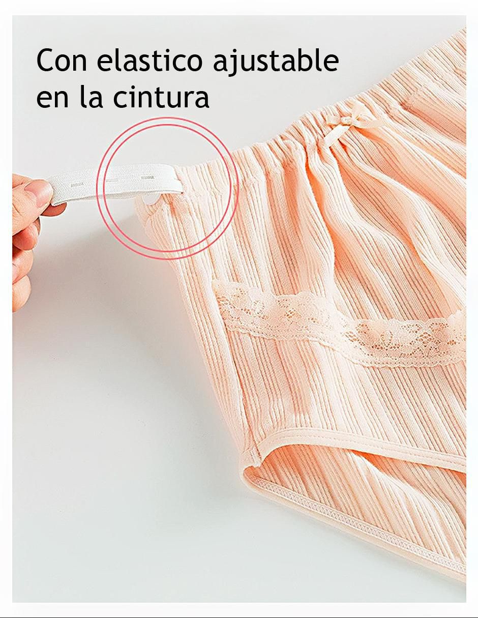 Calzón maternidad de algodón 3 piezas 4