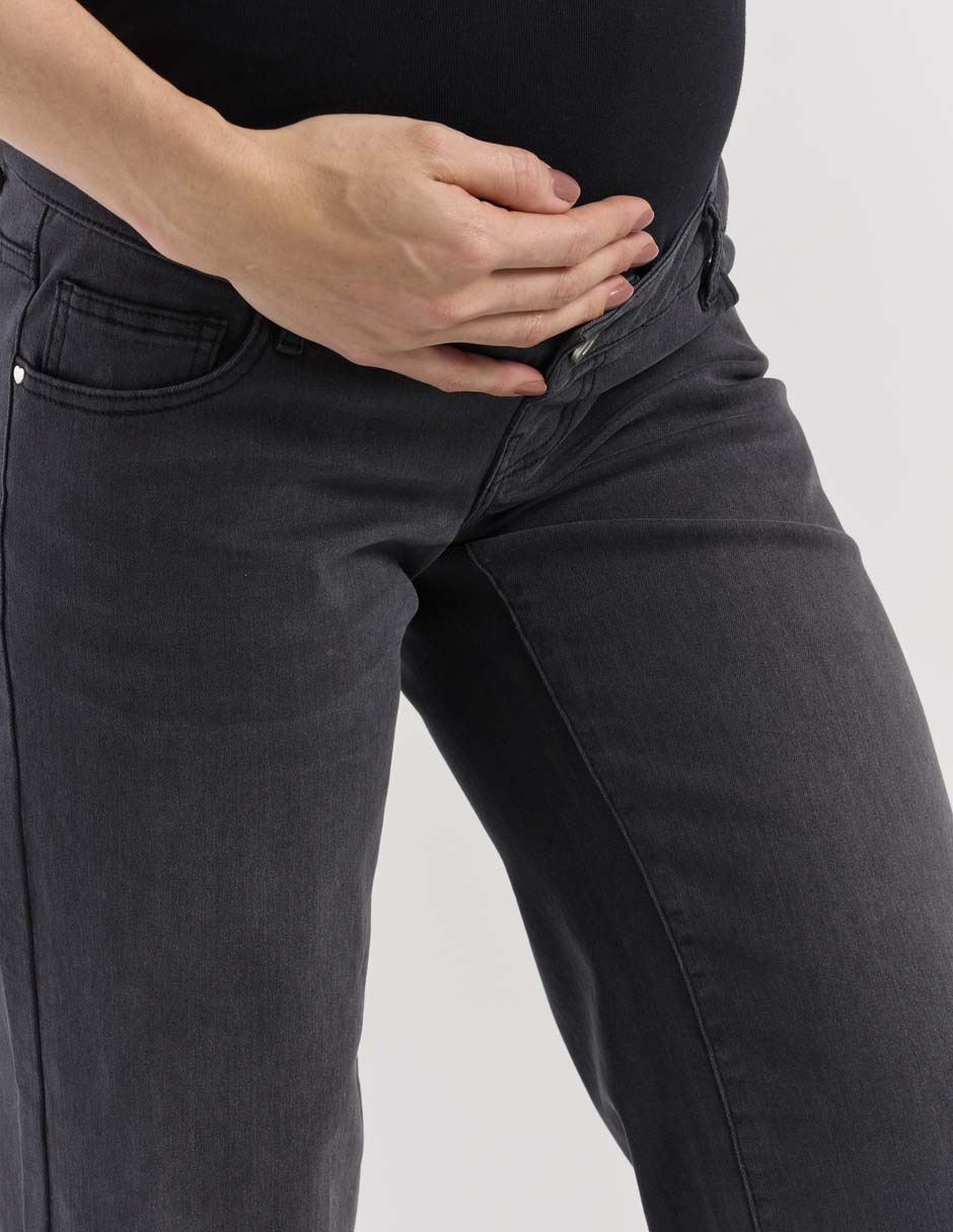 Jeans de maternidad straight cintura alta 4