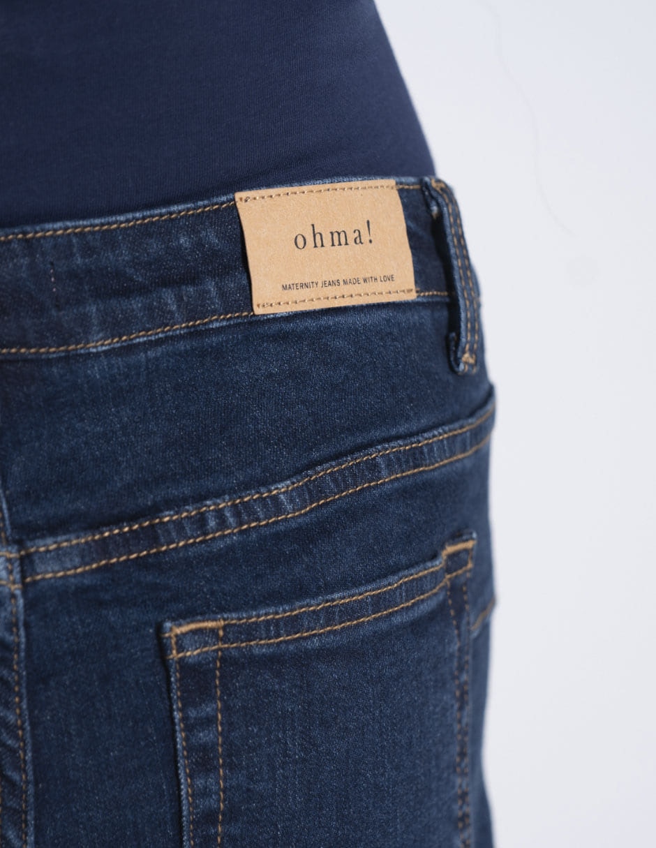 Jeans maternidad relaxed corte cintura 5