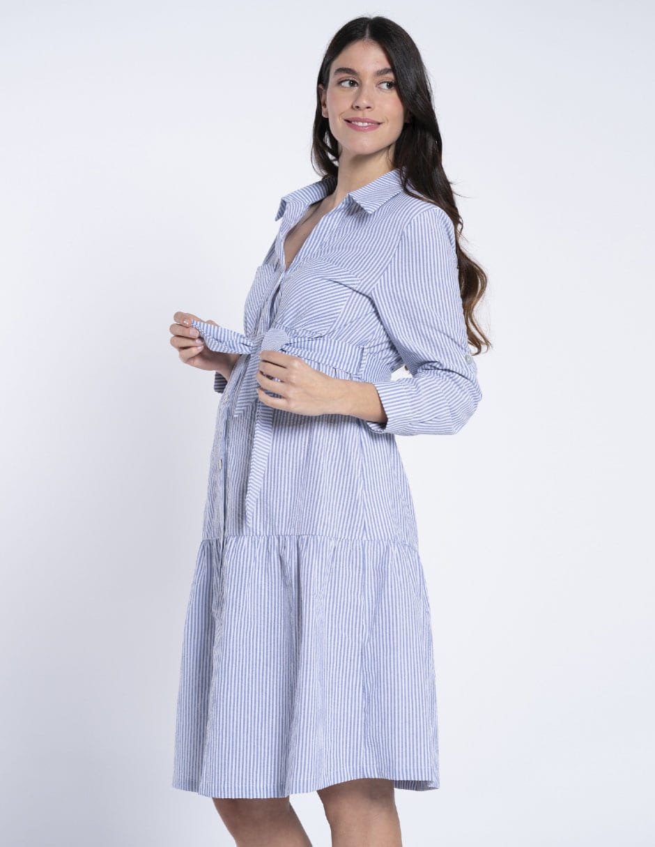 Vestido maternidad arria de la rodilla casual 3