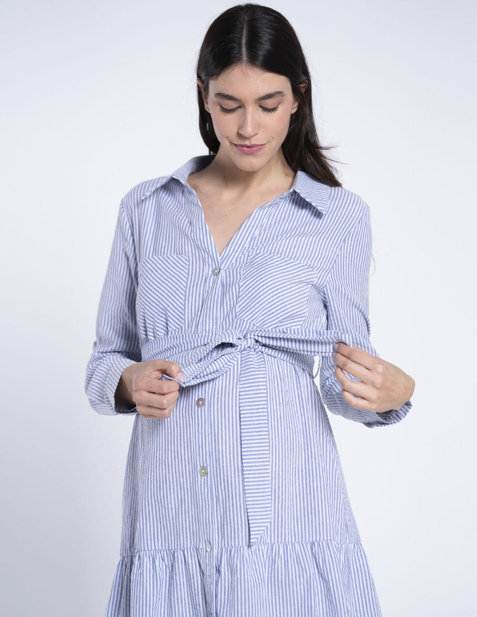 Vestido maternidad arria de la rodilla casual 5