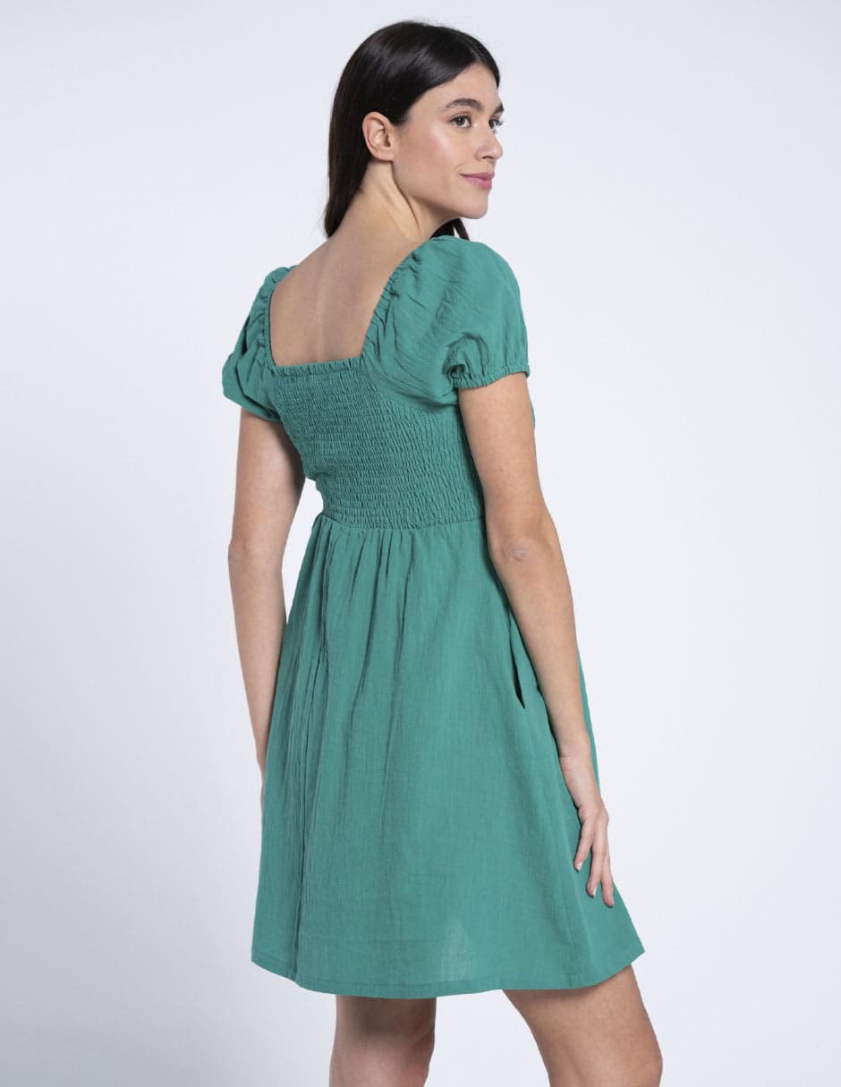 Vestido maternidad corto casual 4