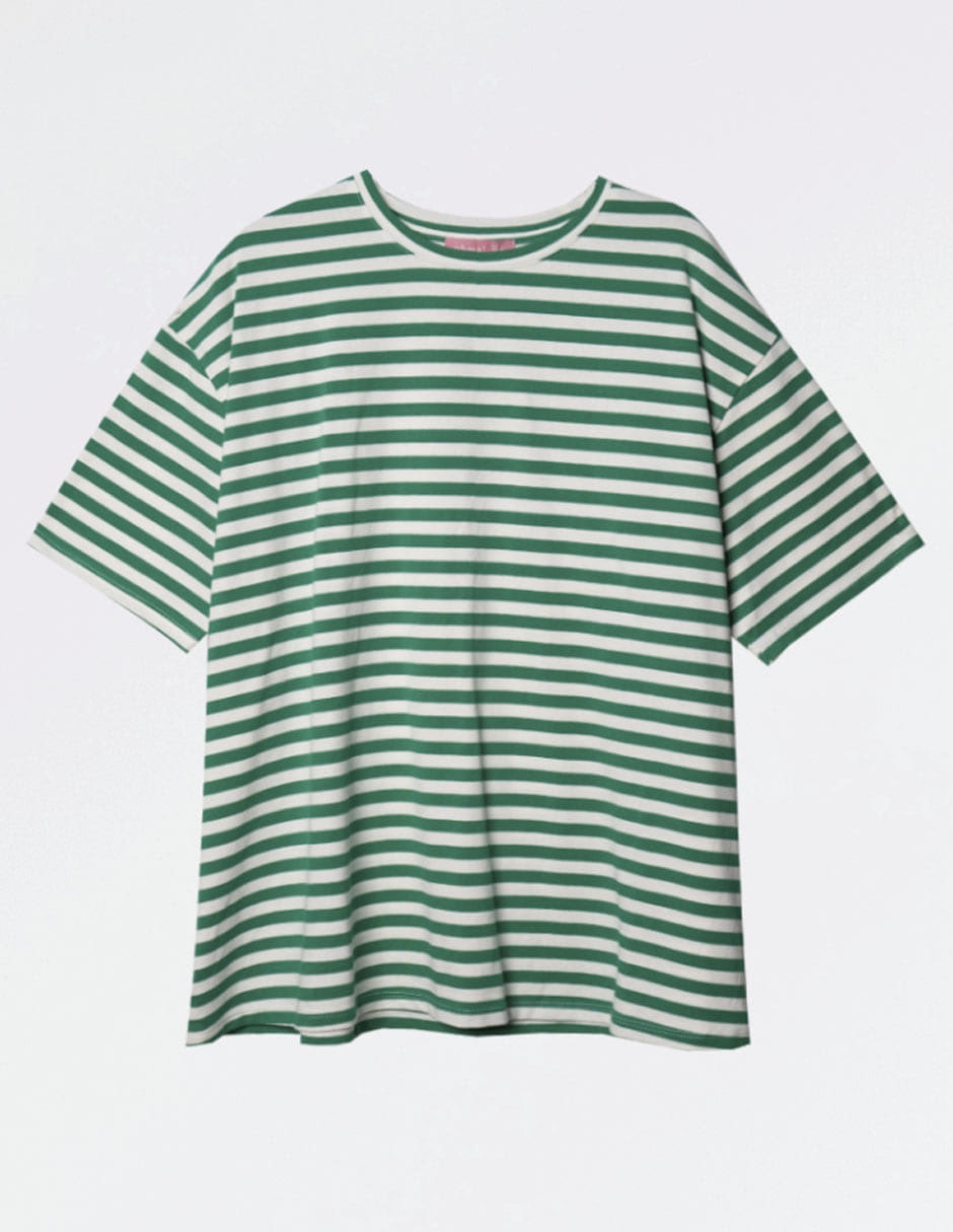 Playera maternidad manga corta cuello redondo 6