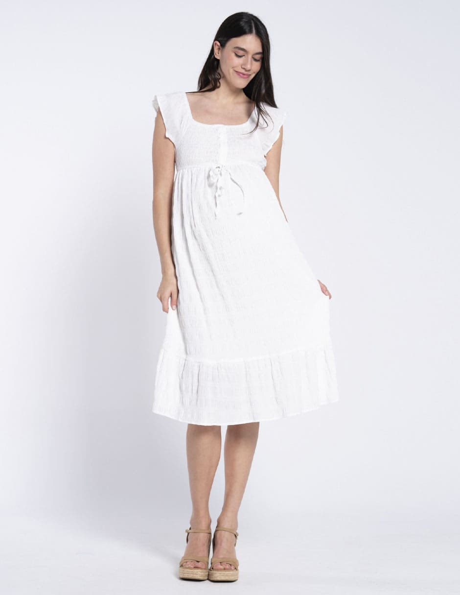 Vestido maternidad 3/4 casual Vestido maternidad 3/4 casual