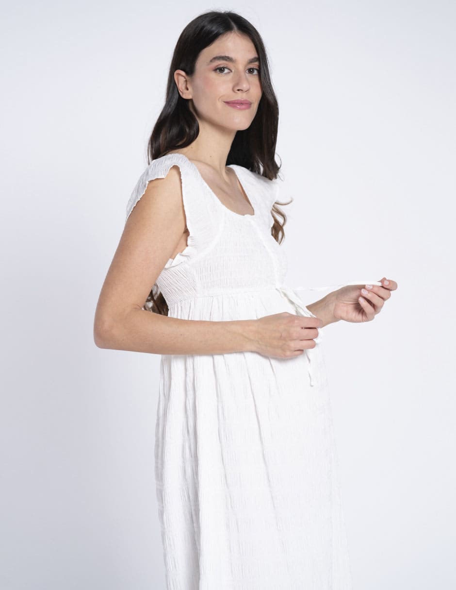 Vestido maternidad 3/4 casual 3