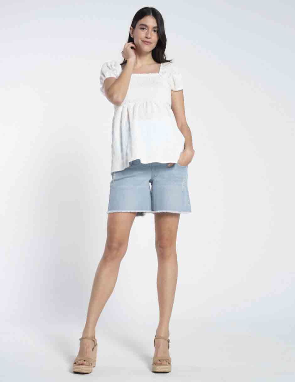 Blusa maternidad manga corta Blusa maternidad manga corta