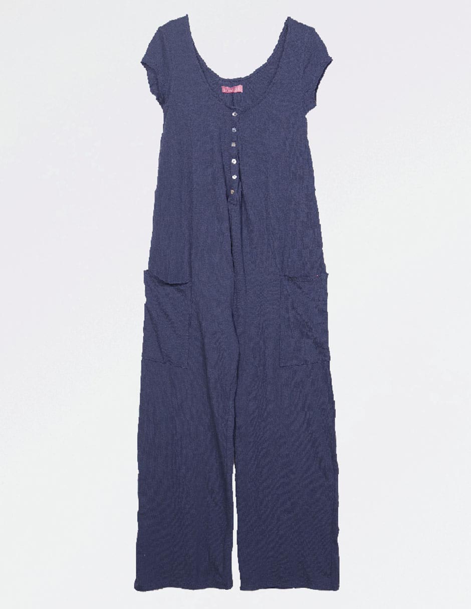 Jumpsuit maternidad loungewear estampado liso 7