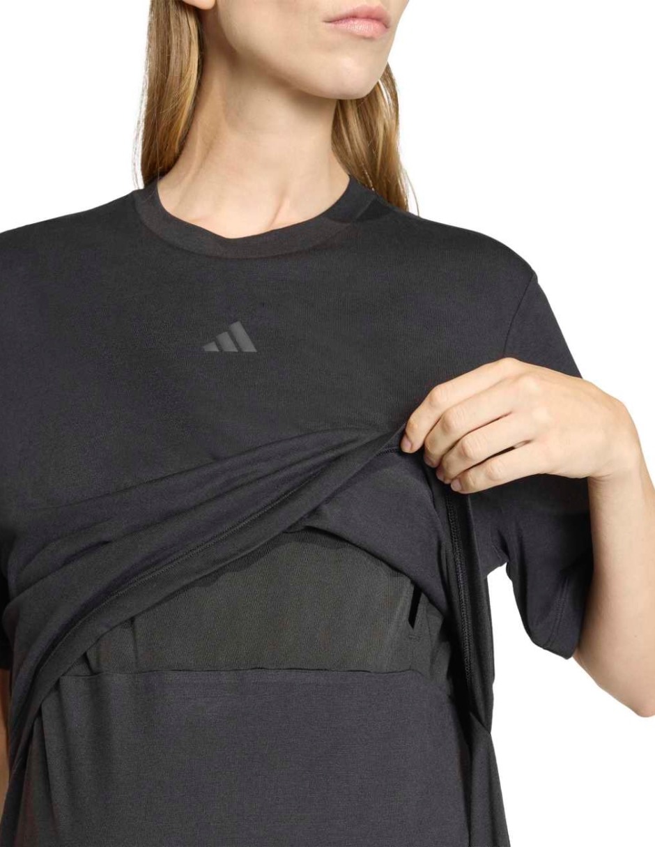 Playera maternidad manga corta Motion cuello redondo 8