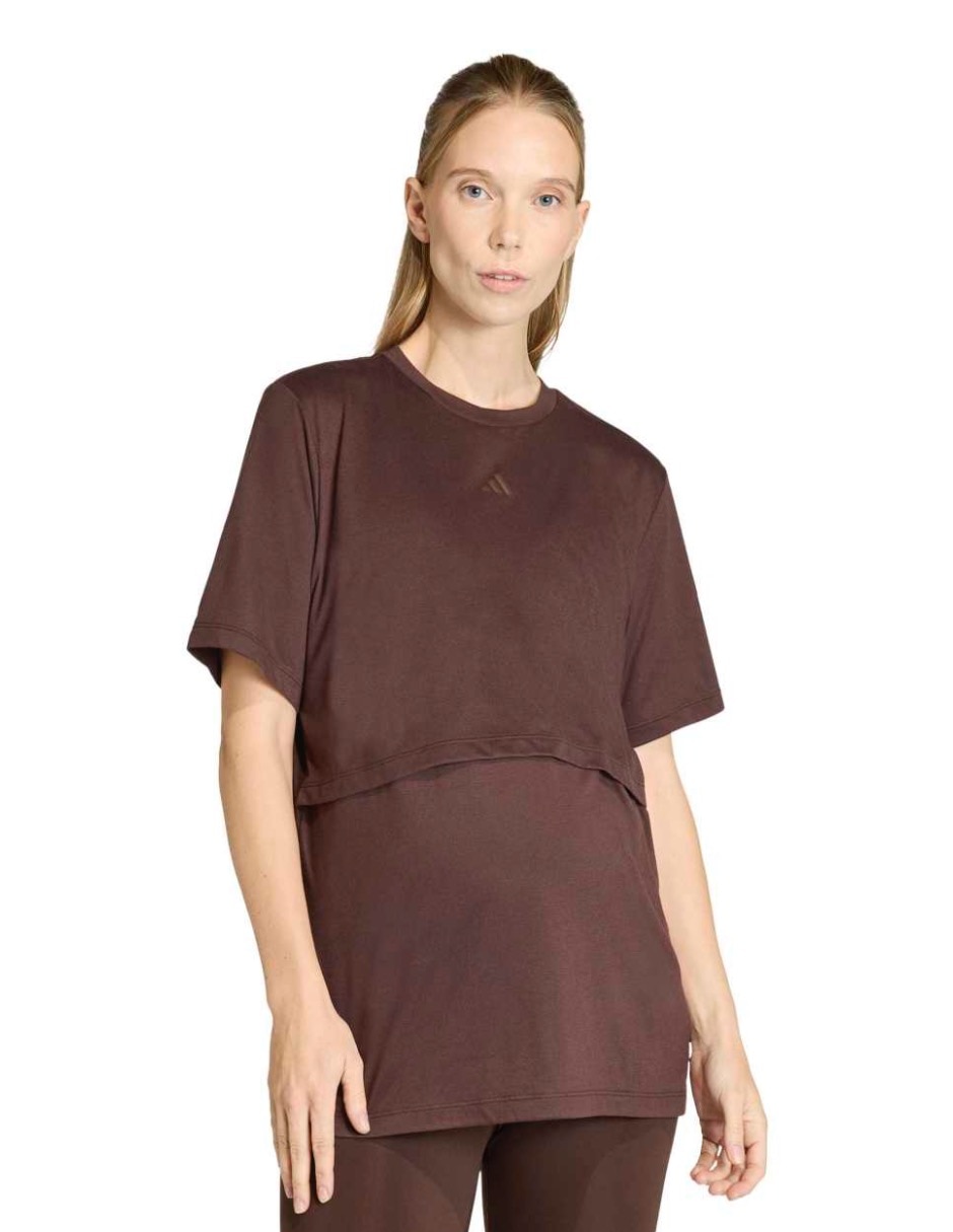 Playera maternidad manga corta Motion cuello redondo