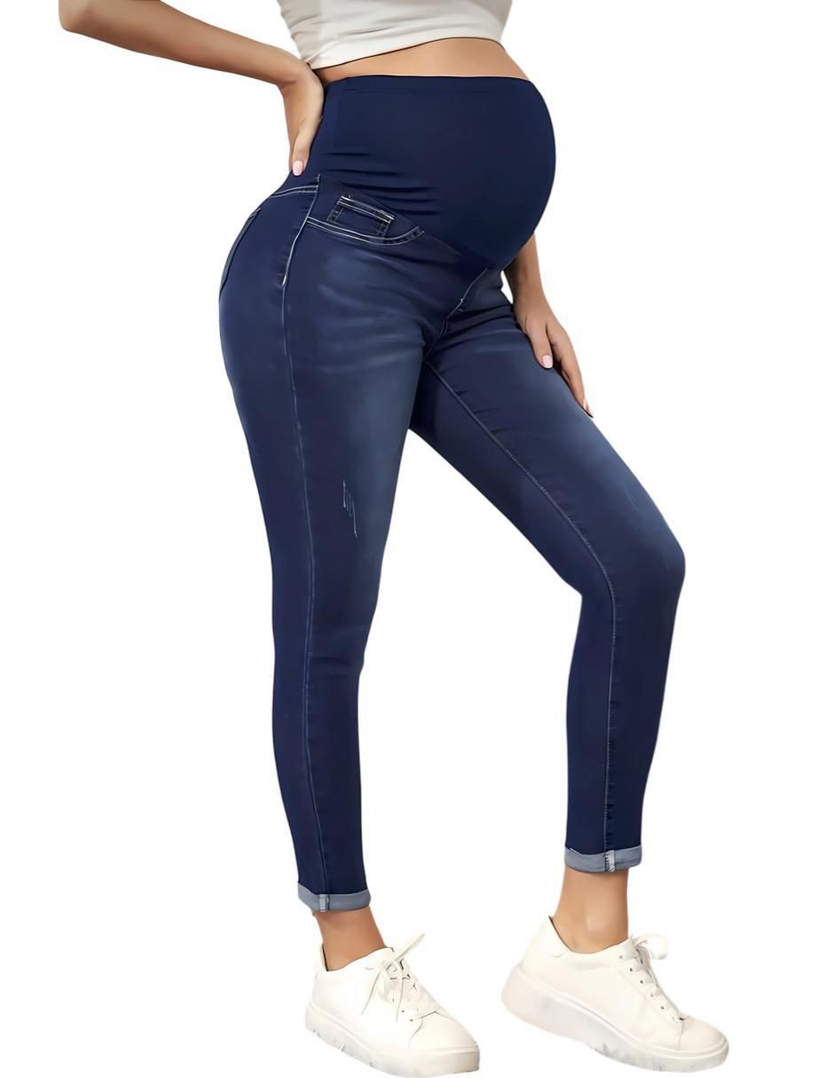 Jeans maternidad skinny corte cadera 2