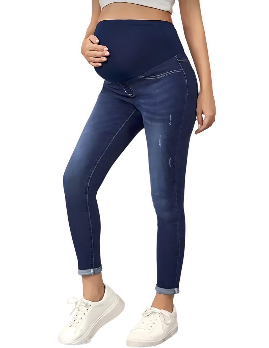 Jeans maternidad skinny corte cadera 3