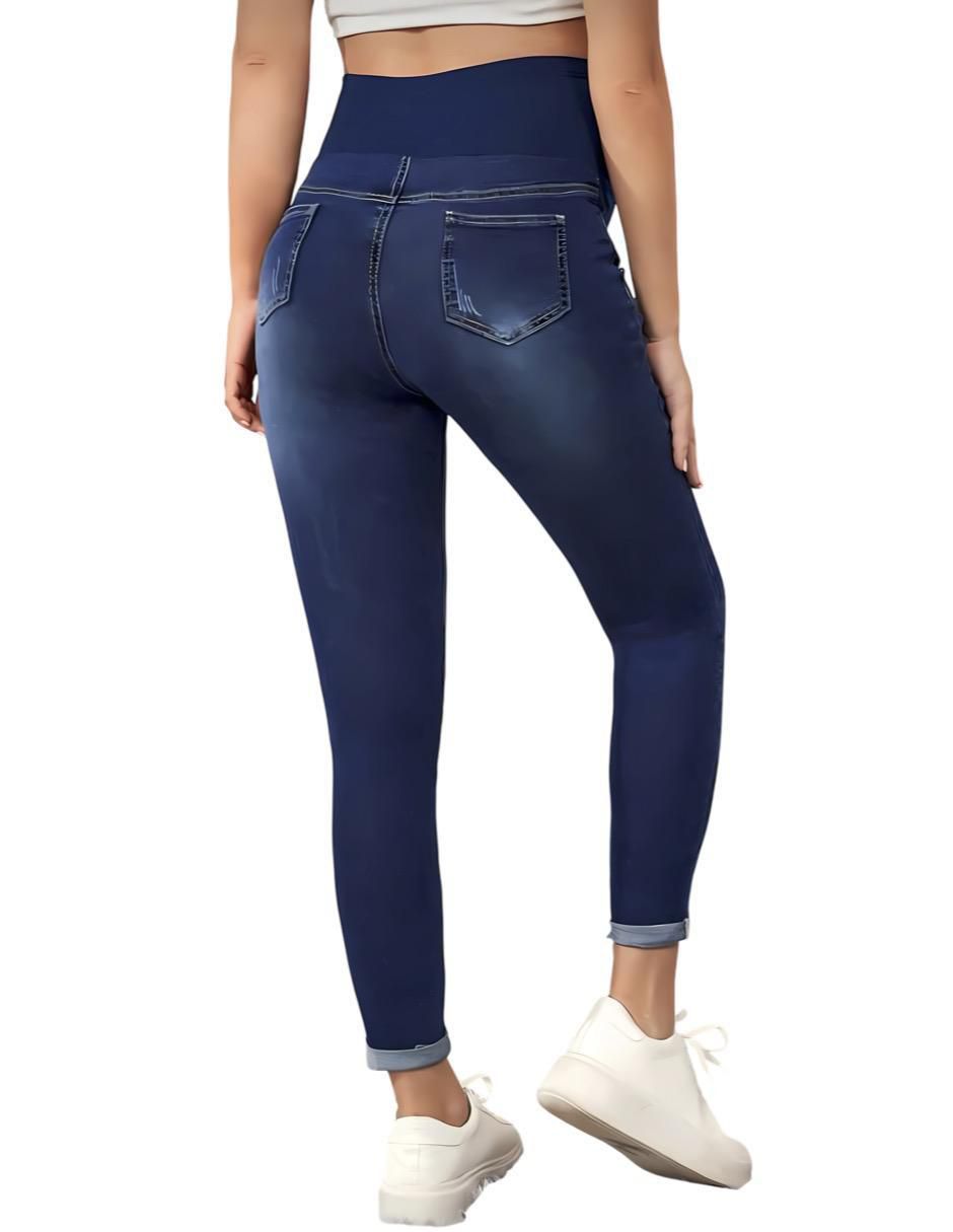 Jeans maternidad skinny corte cadera 4