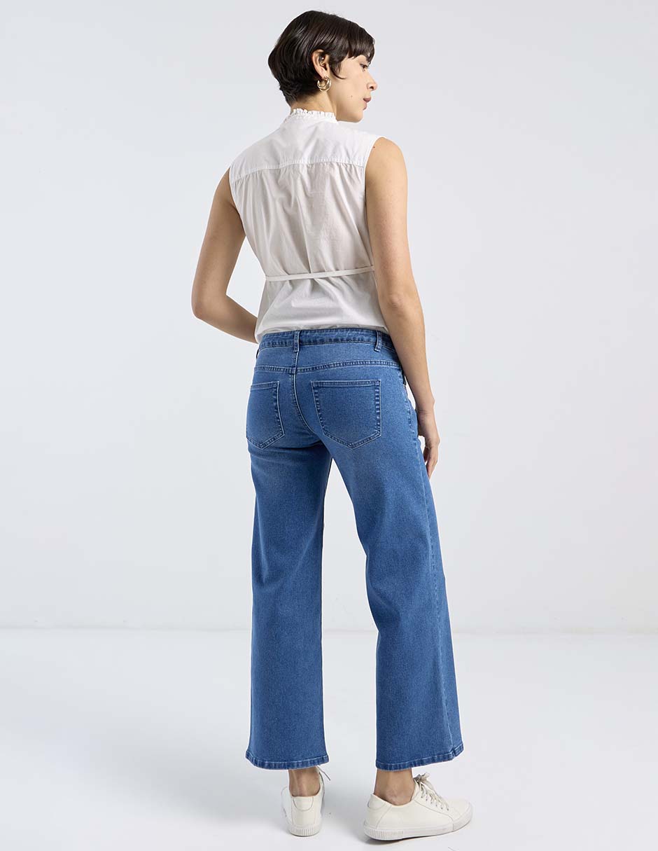 Jeans de maternidad straight One To Nine cintura alta