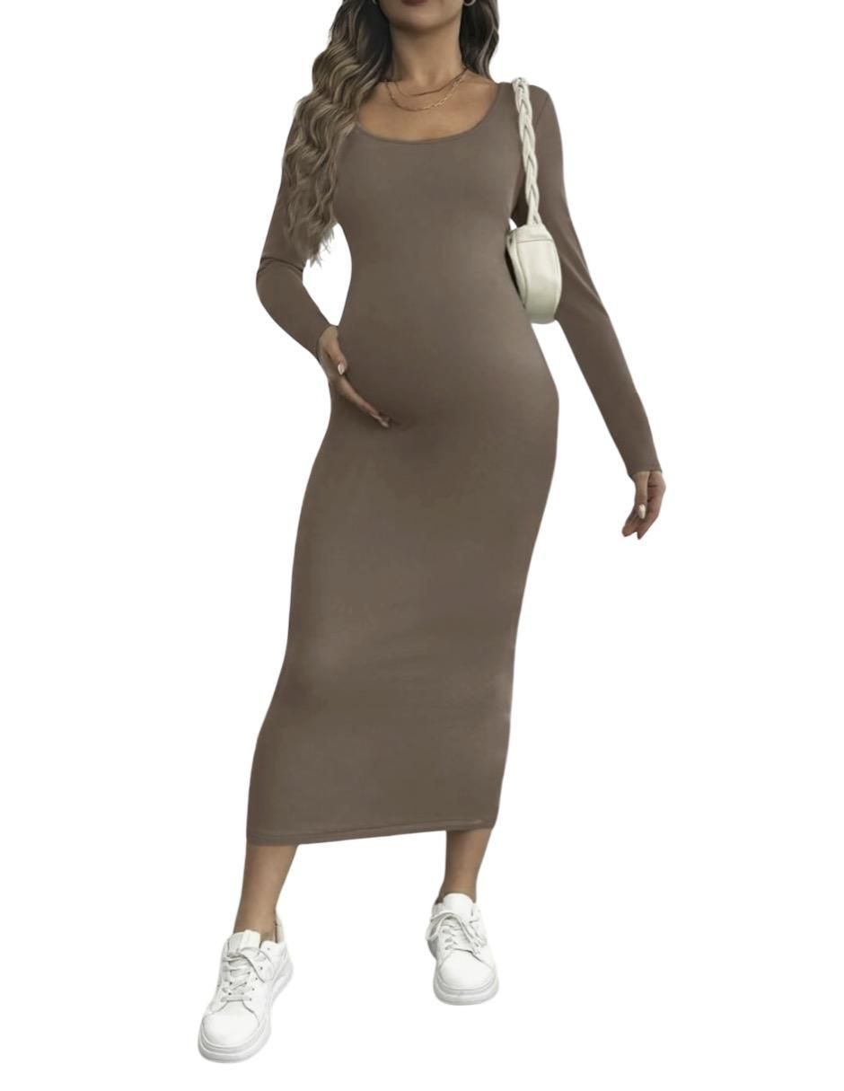 Vestido maternidad cropped casual 4