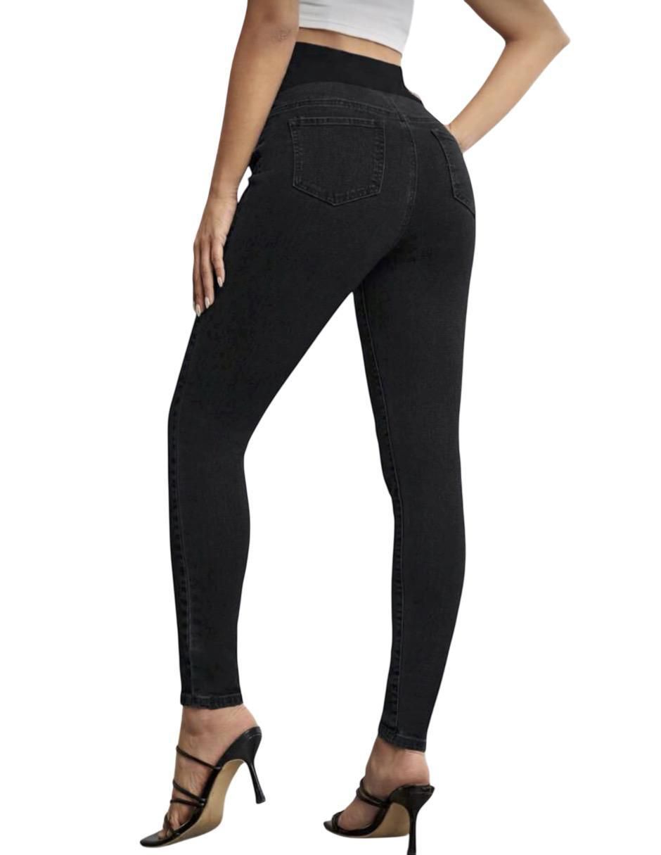 Jeans de maternidad skinny corte cintura alta 3