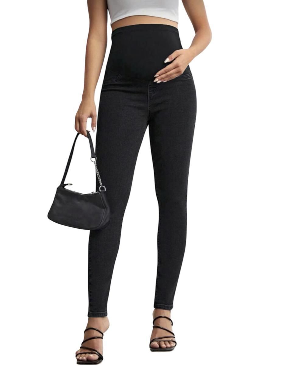 Jeans de maternidad skinny corte cintura alta 5